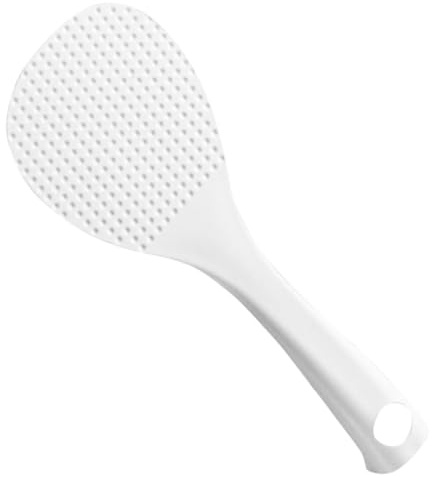DOITOOL Cucchiaio per Riso Resistente all Usura in Pp Bianco, Facile da Pulire e Pratico per Uso Domestico e Hotel, Spatola Minimalista per Servire Riso