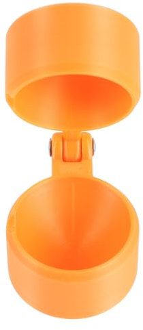Uonlytech Molde para Cake Pops de Plástico Naranja Reutilizable y Multipropósito Forma Esférica Adecuado para Hornear y Preparar Postres en Fiestas y Celebraciones