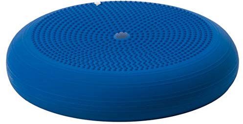 Ballsitzkissen mit Noppen 50 cm GeleichgewichtskissenDynair Ballkissen Level III blau XXL Balancekissen groß für Gleichgewicht Koordination und Stabilität Balance Pad Luftkissen