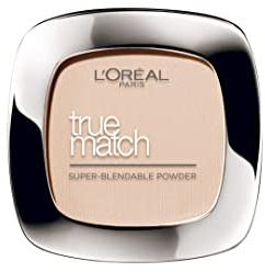 L'Oréal Paris Puder Make up, Mattierendes Kompaktpuder mit LSF 8, Inkl. Spiegel und Schwamm, True Match Puder, Nr. 5.D, 9 g