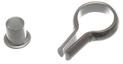 Banjo Bookcase Furniture Shelf Support Set Stud and Socket NP Steel (Pack of 20)