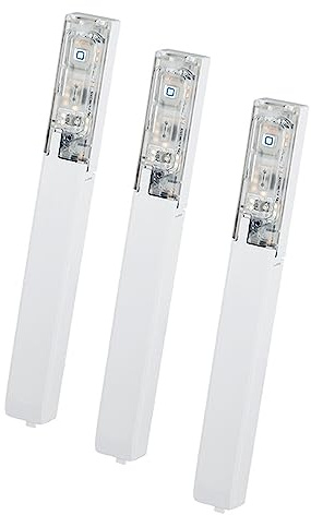 Homematic IP Smart Home 3er-Set Fenster- und Türkontakt - verdeckter Einbau, digitaler Sensor zum effizienten Heizen, Überwachung der Fenster per App, Energie sparen, Alexa, Google Assistant