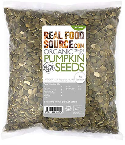 RealFoodSource Organic Pumpkin Seeds Grade AA 1kg
