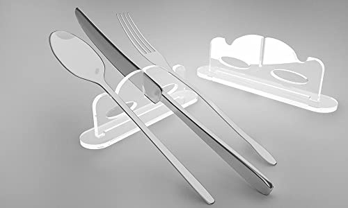 Pierucci Set mit 4 Stück Besteckablage, Besteckhalter, Gabelhalter, Löffel, Besteckhalter, Utensilienhalter, Küche, Restaurant