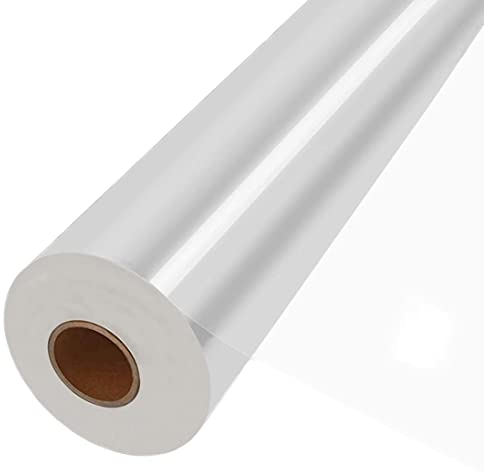 88CM x 67M Klare Cellophan Rolle - 3 Mil Dicke Zellophan Transparent, Klare Cellophan-Taschen Großes, Klares Verpackungspapier für Blumen Gesc