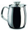 PEZZETTI, Lechera de acero inoxidable, jarra de leche de acero, con tapa, 4 tazas