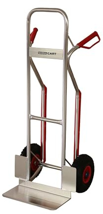 Magnacart Sackkarre 200KG - Stahl - 42 x 48 x 117,5 CM - Räder für jedes Terrain - Silber