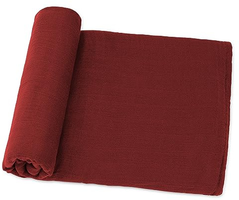 Comfy Cubs Musselin-Wickeldecken, neutrale Wickeldecke, Wickeldecke für Jungen und Mädchen, Babyutensilien, Registrierung und Geschenk Wein