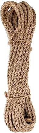 D.RECT- Corda di Juta 6mm 10m - Corda di Canapa - Corda in Fibra Naturale