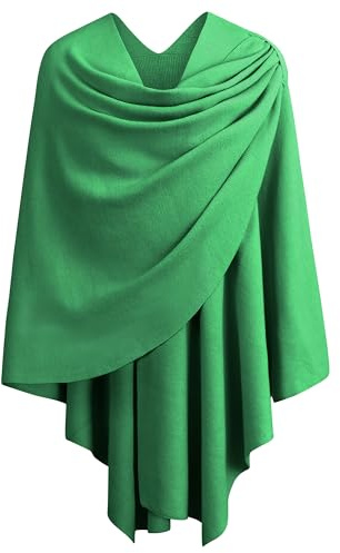 PULI Damen Poncho Schal Strick Cape Cardigan Weich für Herbst Winter | Eleganter Poncho für jeden Anlass Ob Büro, Stadtbummel, Restaurantbesuch oder Reise