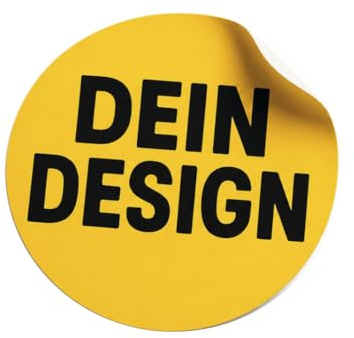 Personalisierte Aufkleber mit eigenem Logo oder Bild – Individuell gestaltbare Sticker – Wetterfest & langlebig – Für Firmen, Events, Geschenke, Werbung