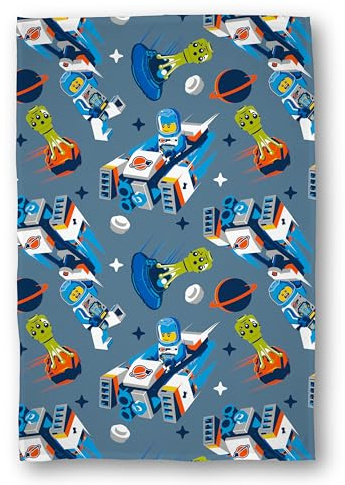 LEGO® City Officially Licensed Fleece Blanket | Super Soft Warm Blue Throw, Cityspace Design | Perfect For The Bedroom, Camping & Sleepovers 100 x 150cm