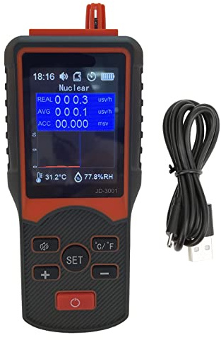 Geiger -Zähler, Detektor für Digitale Kernstrahlung, Tragbares Dosimeter, Elektromagnetischer Strahlungsdetektor für Inspektionen zu Hause, Büro, Outdoor