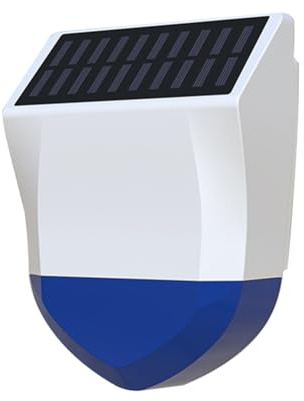 Tuya WiFi Sirena Alarma Exterior Sonido y Luz Alarma Impermeable Solar Sonido Luz Alarmas