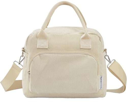 Nanxson Isolierte Kühltasche für Frauen Männer 12L Große Kapazität Kühlbox | Cord Faltbar Lunchtasche,Wiederverwendbare Cooler Tote,mit Verstellbare Schulterriemen,für Arbeit,Picknick,Strand,Reisen
