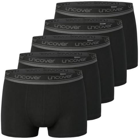 Uncover by Schiesser - Cotton - Retro Short/Pant - 5er Pack (XL Schwarz)