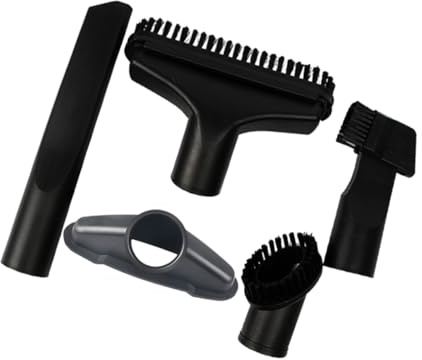 FIXOSHEE Home Vacuum Cleaner Brush Accessories Replacement Fit with Crevice Upholstery Round Dusting Stiff Hair Floor Brushes for Corners Pets Cars and Cleaning
