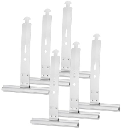 QUARKZMAN 6 pcs Ressort de suspendu pour volet roulant, mini ressorts pour volet roulant à queue d'aronde fendue, ressort de suspendu en acier pour lames de stores enrouleurs