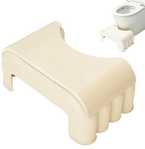 gifyym Sgabello Per Toilette Aiuta L'Evacuazione | Panca Squat Antiscivolo per WC | Sgabello Toilette Da Bagno - Adatto A Bambini Adulti Famiglia Anziani Utilizzo Doccia Lavabo Comodino E Vasca