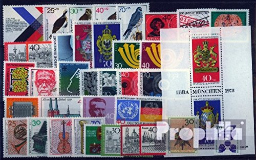 Prophila Collection BRD (BR.Deutschland) 1973 postfrisch ** MNH kompletter Jahrgang in sauberer Erhaltung (Briefmarken für Sammler)