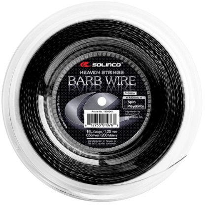 Solinco Barb Wire Tennissaiten reel-black-16