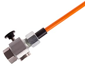 NESTLE Ablängstab KOLIBRI 50 cm | Ablängen mit Motorsäge | Glasfaser-Rute mit Kunststoffteller | Schnellkupplung | Ideal zum Ablängen von Lager- & Feuerholz