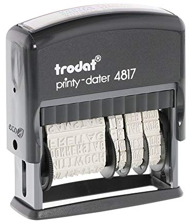 Trodat Printy 4817 Dater (47x3,8 mm) Farbe Rot