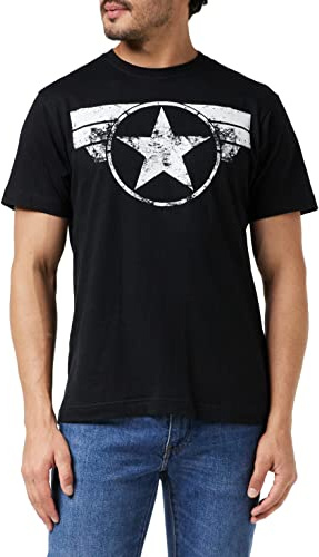 Marvel Herren Captain America - Cap Logo Kapuzenpullover (1er Pack)