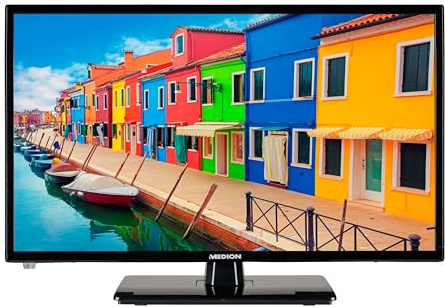 MEDION E12412 59,9 cm (23,6 Zoll) Full HD Fernseher (Triple Tuner, DVB-T2 HD, Mediaplayer, 12V KFZ Car-Adapter)