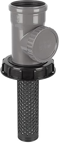 REKUBIK IBC Deckel Filter mit HT-Serviceöffnung Einlaufgröße DN 110, Größe DN 150