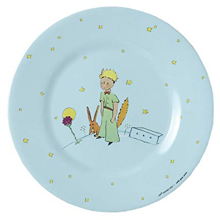 Der Kleine Prinz PP920P Petit Jour Paris - PP920P - Dessert-Teller Le Petit Prince 20 cm - Perfekt zum Nachtisch Blau, mehrfarbig