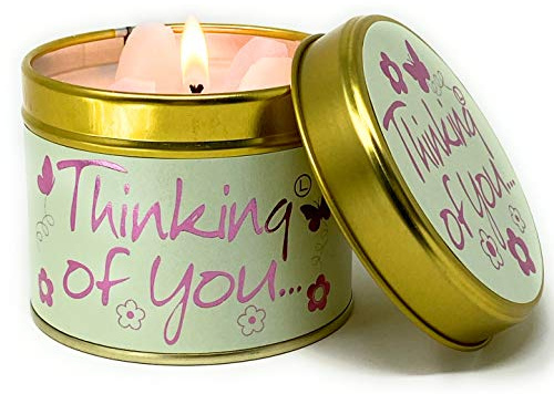 Lily-Flame Thinking of You Tin Candle- A Heartfelt Gift of Britain’s Best Loved Scented Candle - Ethically Crafted, Cruelty-Free, Vegan-Friendly