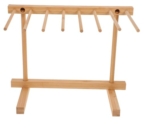 Mikinona Séchoir à Pâtes De Hêtre Support Pratique Pour Séchage De Nouilles Fraîches Rack Compact Et Léger Pour Cuisine Et Restaurants