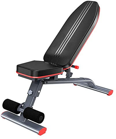 BOSHYUM Fitnessgeräte Hantelbank Hantel Gewichtheben Multifunktionale Faltbare Hantelbank, verstellbare Fitnessbank, Sit-ups Fitnessgeräte FID Bankdrücken Hantelbank