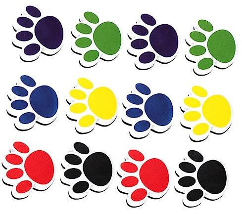 Gogogmee 12stücke Magnetischer Katzenkrallen Whiteboard-radierer Teiliges Vielseitiger Radierer Waschbar Und Tragbar Für Schule Büro Und Zuhause Bunten Farben Erhältlich