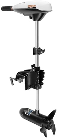 KinHall 65LBS Thrust Electric Outboard Trolling Motor Fishing Boat Engine 600W, widely used in fishing, aquaculture