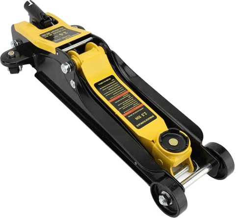 2,5T Ultra-Low-Hydraulik-Wagenheber, Horizontales Autoreparaturwerkzeug Zum Heben mit Einer Pumpe, mit Rutschfester Scheibe für Fahrzeugchassis