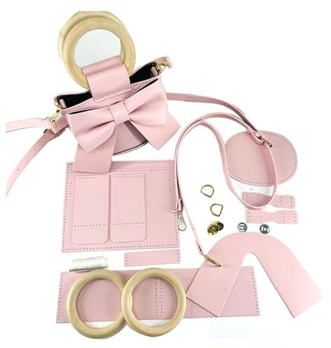 Diy Leder Tasche Machen Kit DIY-Einkaufstasche, Handtaschen-Herstellungsset aus PU-Leder, handgefertigte Schultertaschen, Nähen, Bastelzubehör, Werkzeugset, Geburtstagsurlaub Diy-Taschenset Mit NäHset