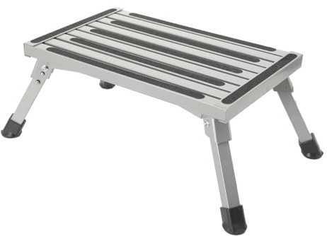 Tritthocker klapptritt, 1 Stufe Trittstufe Trittleiter Aluminiumlegierung