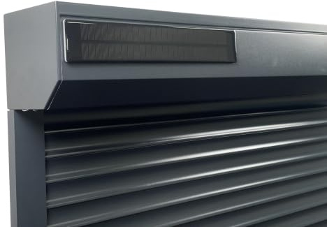 VOLL® Solpanel smal för rullgardiner/markisdrift – minigenerator för elektrisk rörmotor/rullgardinsmotorsystem – liten och effektiv – 4 watt, 13,5 V