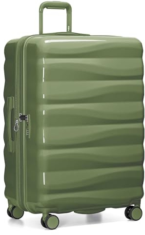 Traveler's Choice Edinburgh II Hardside Spinner Gepäck mit TSA-Schloss, Grün, 29 Large, Traveler's Choice Edinburgh II Hartschalen-Trolley mit TSA-Schloss