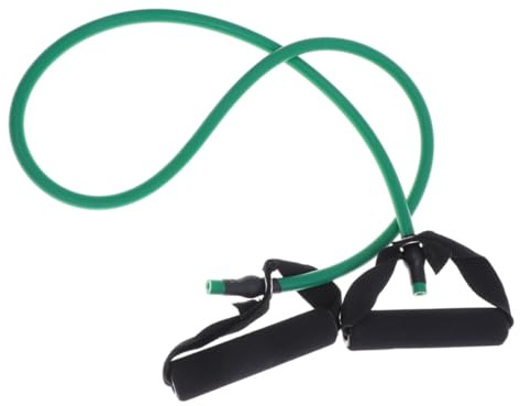 iplusmile Bande de Résistance Élastique Naturelle LB avec Poignées Confortables Corde Élastique Exercice Portable pour Fitness Yoga et Pilates Adaptée Femmes et Débutants