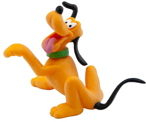Bullyland 15347 - Spielfigur Walt Disney Mickey's Hund Pluto, ca. 8,3 cm, detailgetreu, ideal als kleines Geschenk für Kinder ab 3 Jahren, Gelb