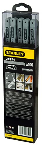 Stanley Metallsägeblatt Lion 1-15-842 (300mm Länge, 24 Zähnen, für den Einsatz auf Metallsägen) Box mit 100 Stück