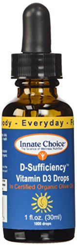 Innate Choice D Sufficiency Liquid Vitamin D3, 1 Fluid Ounce