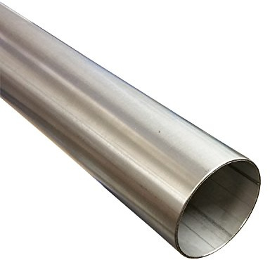 Tubo in acciaio inox, Ø 60 mm x 1000 mm (1 m), V2 A, tubo di scappamento in acciaio inossidabile, 1.4301.