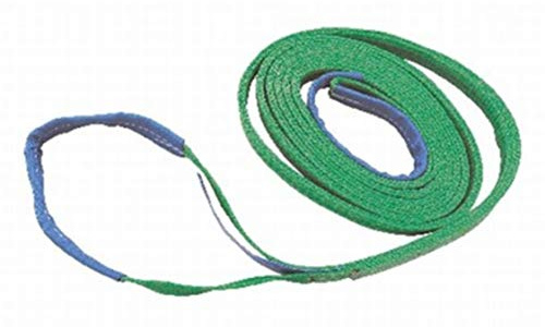 KERBL works Hebeband, Hebegurt, grün, 6m, 2t/4t, DIN EN 1492-1 | PES, Tragfähigkeit 4 t direkt und 8 t umgelegt, GS-geprüft für Bau, Transport und Landwirtschaft, Hebsschlinge