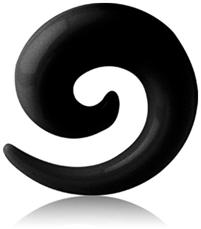 eeddoo Dehner Dehnschnecke Schwarz Acryl