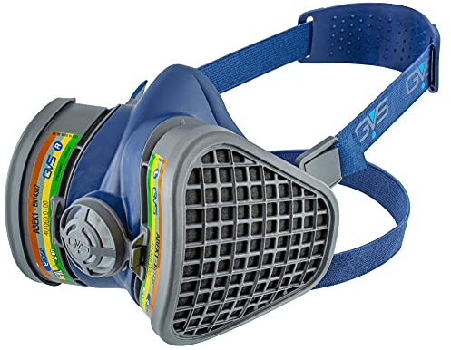 GVS SPR487 Maschera Elipse con filtri sostituibili ABEK1 per Molteplici Gas e Vapori, S/M