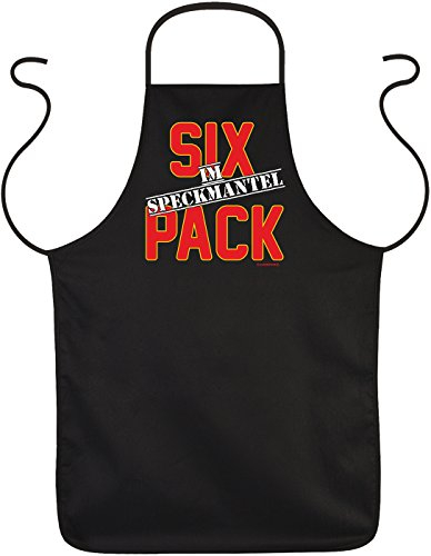 trag-das lustige Grillschürze - Sixpack - Geschenk Grill Spaß Schürze Kochschürze Latzschürze Partyschürze Küche